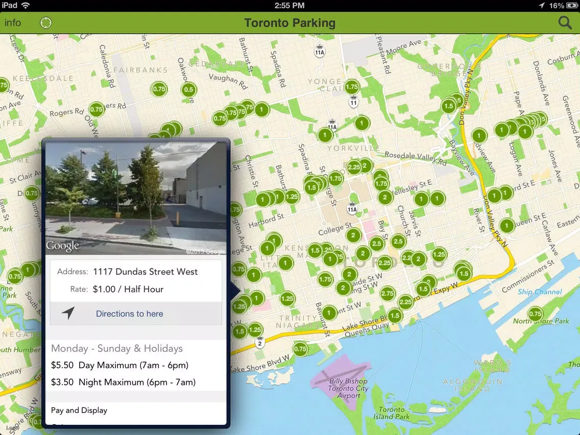 Toronto Parking iPad  স্ক্রিনশট