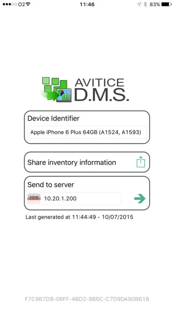 AviTice DMS Agent سکرین شاٹس