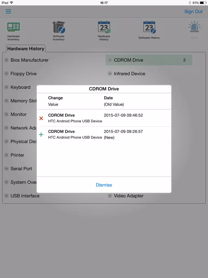 AviTice DMS Console iPad 应用截图