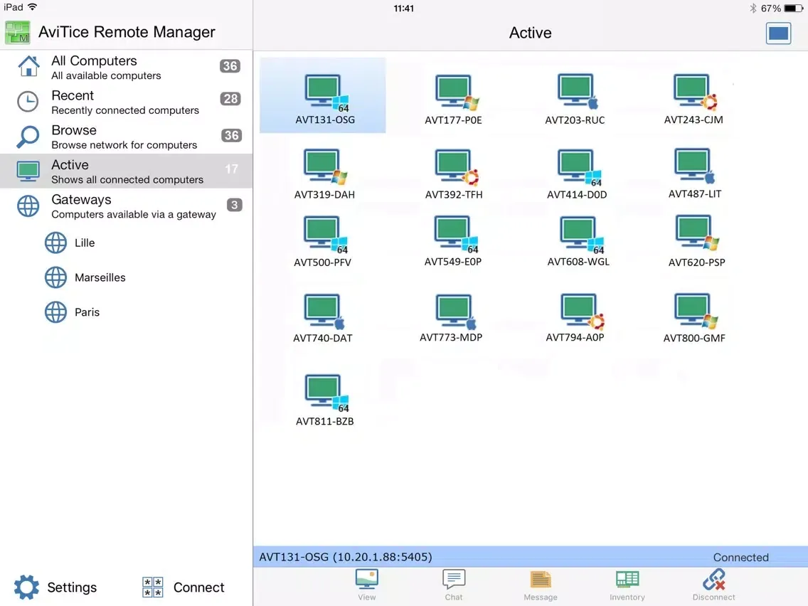 Capturas de pantalla de AviTice Remote Mobile Control iPad 