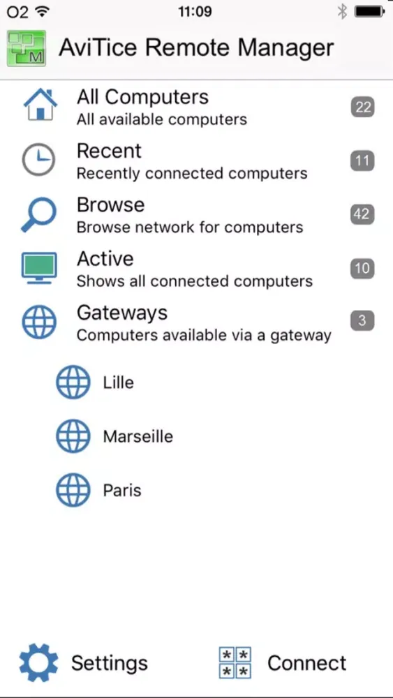 Capturas de pantalla de AviTice Remote Mobile Control