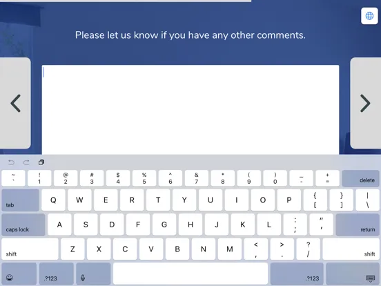ภาพหน้าจอของ Avius Surveys iPad 