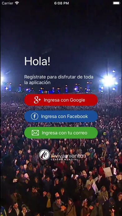 Screenshot di Avivamiento.