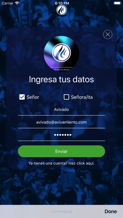 Screenshot di Avivamiento.