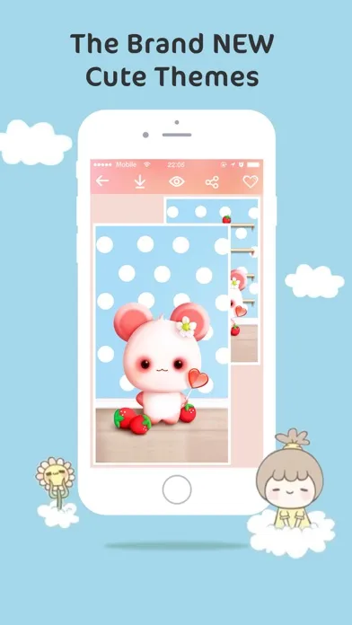 Cute Themes & Wallpapers应用截图