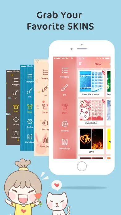 Cute Themes & Wallpapers应用截图