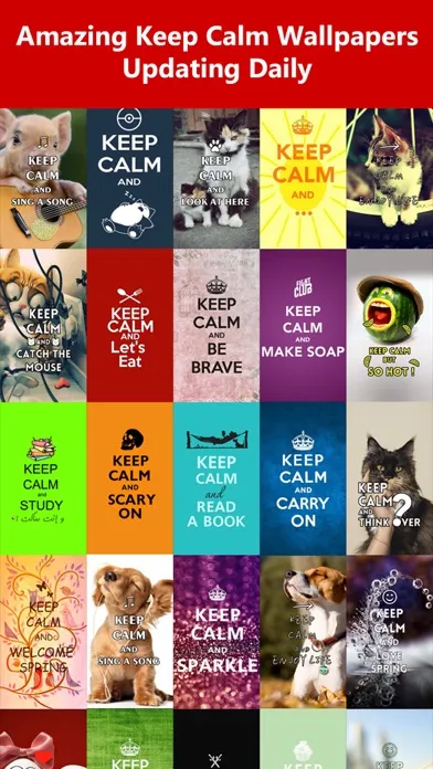 Captures d'écran de Keep Calm Wallpapers