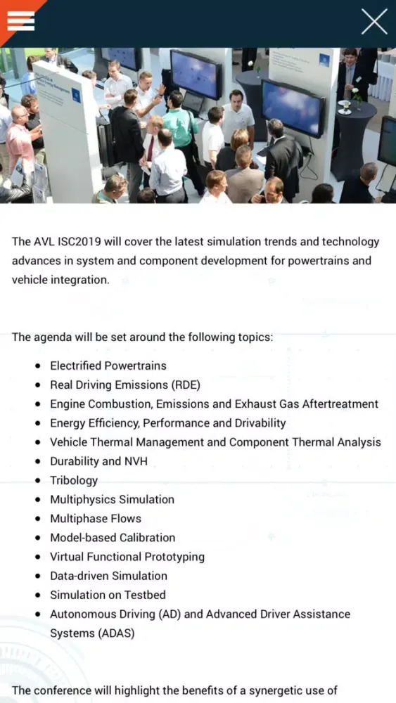 Capturas de pantalla de AVL ISC 2019