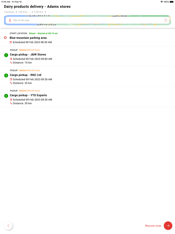 AVL Trackview iPad  Ekran Görüntüleri