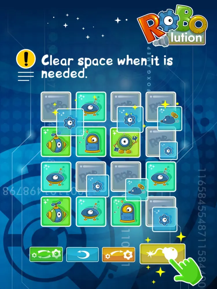 Tangkapan skrin RoboLution - robots evolution iPad 