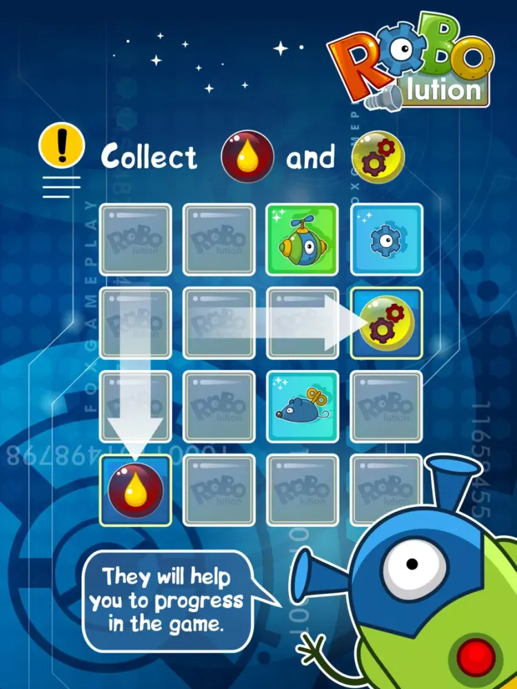 Tangkapan skrin RoboLution - robots evolution iPad 