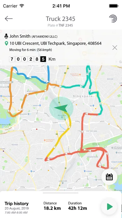 Capturas de pantalla de AVLView GPS Vehicle Tracking