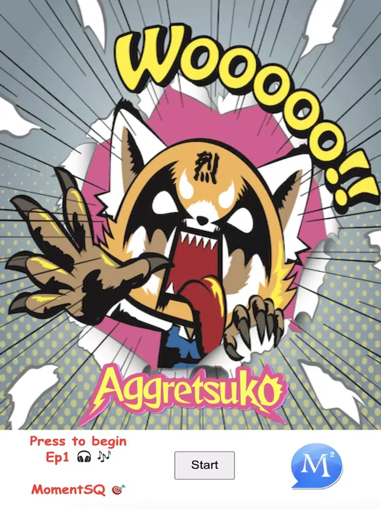 MomentSQ™: Aggretsuko Jump iPad  स्क्रीनशॉट