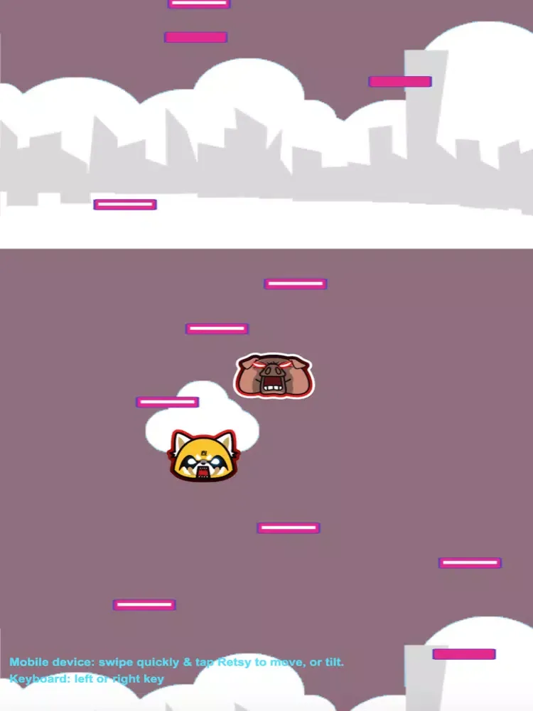 MomentSQ™: Aggretsuko Jump iPad  स्क्रीनशॉट