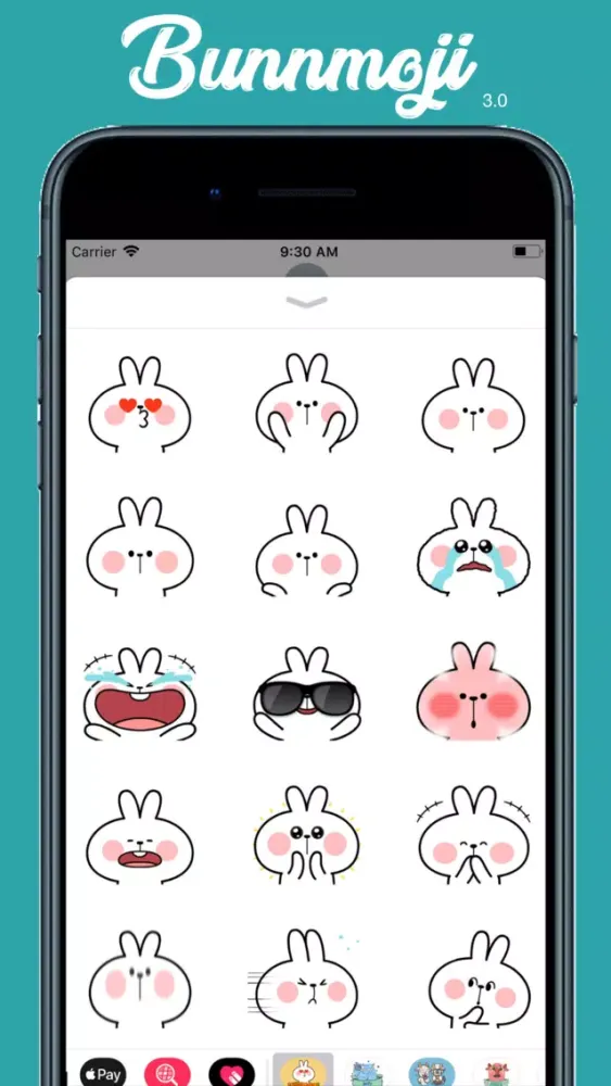 Zrzuty ekranu Bunnmoji