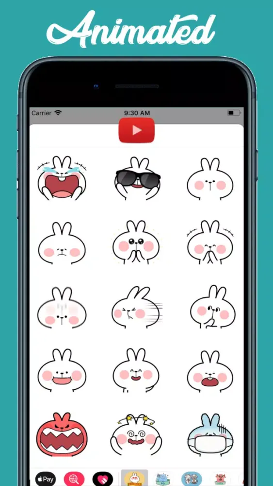 Zrzuty ekranu Bunnmoji