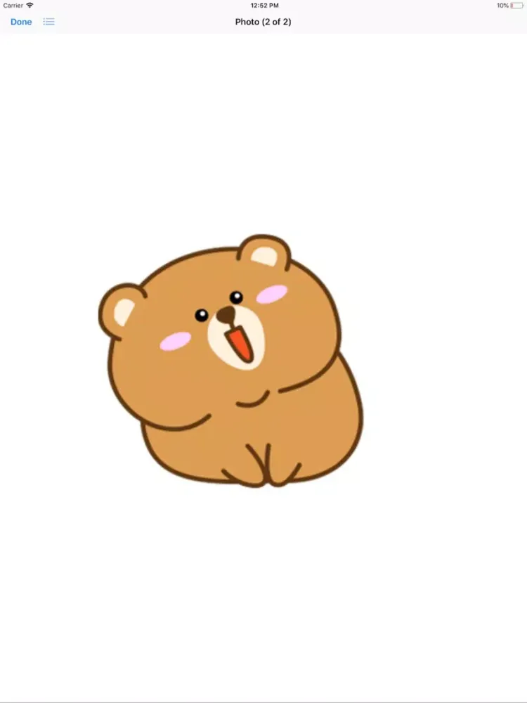 Chubby Bear iPad  سکرین شاٹس