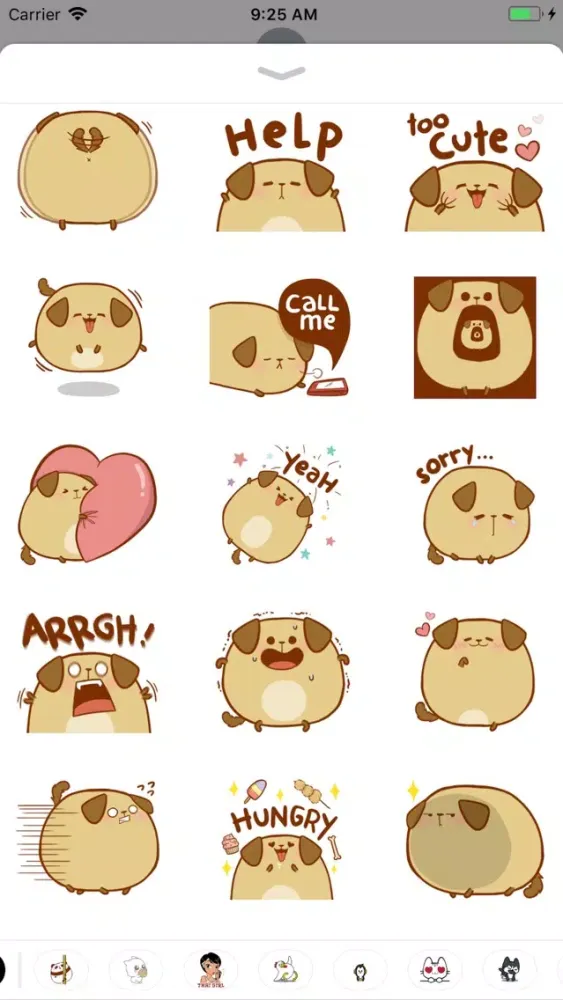 Tangkapan skrin Chubby the Dog