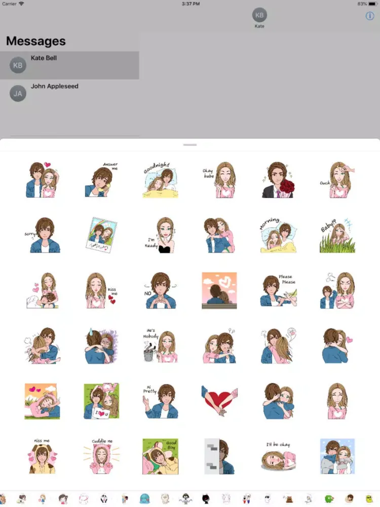 Capturas de tela do Couple Love Forever iPad 