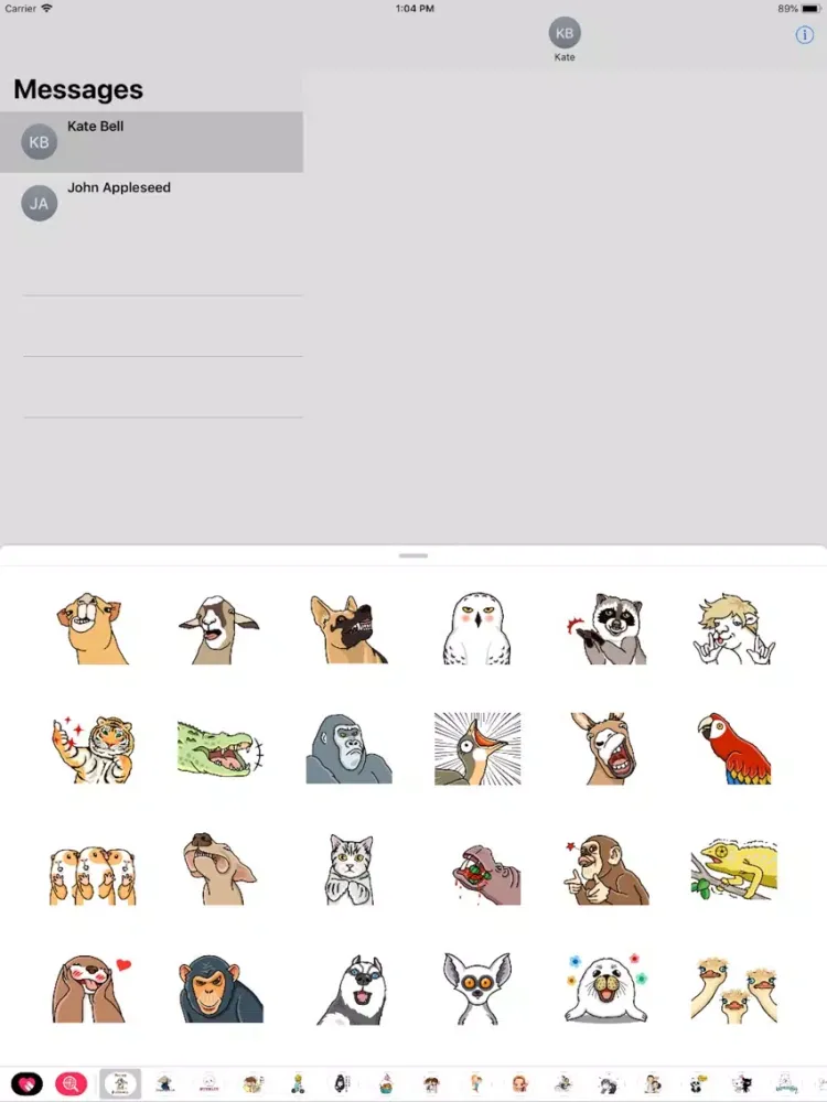 Captures d'écran de Funny Animals Animated iPad 