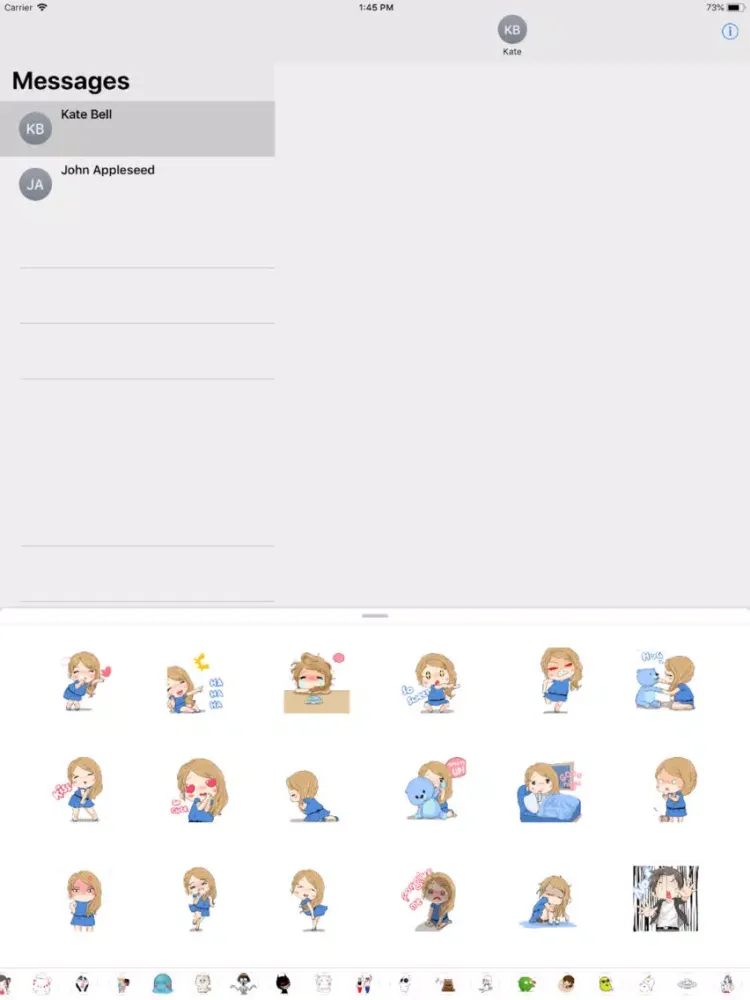 Pretty Girl Animated iPad Screenshots