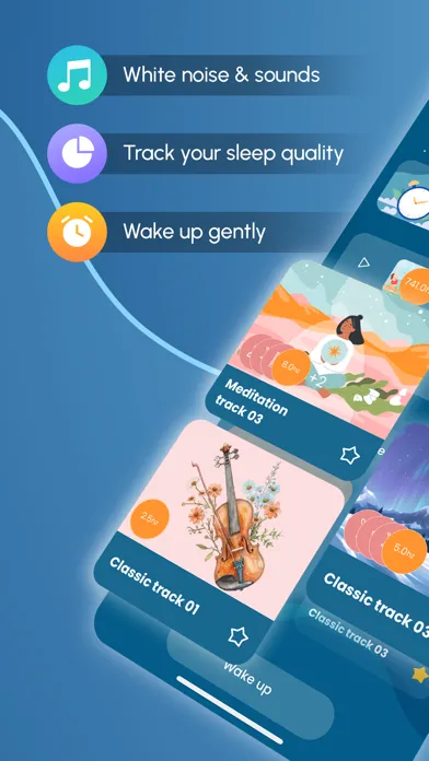 Capturas de tela do Relax Melodies: Sleep Tracker