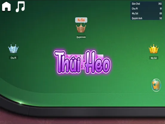 Capturas de tela do Tien Len Mien Nam Offline. iPad 