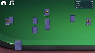Capturas de tela do Tien Len Mien Nam Offline.