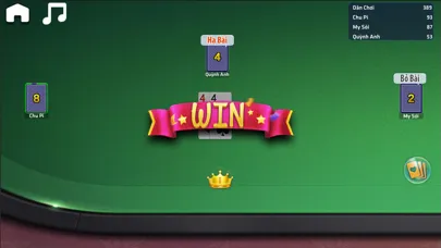 Capturas de tela do Tien Len Mien Nam Offline.
