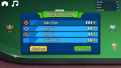 Capturas de tela do Tien Len Mien Nam Offline.