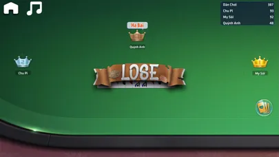 Capturas de tela do Tien Len Mien Nam Offline.