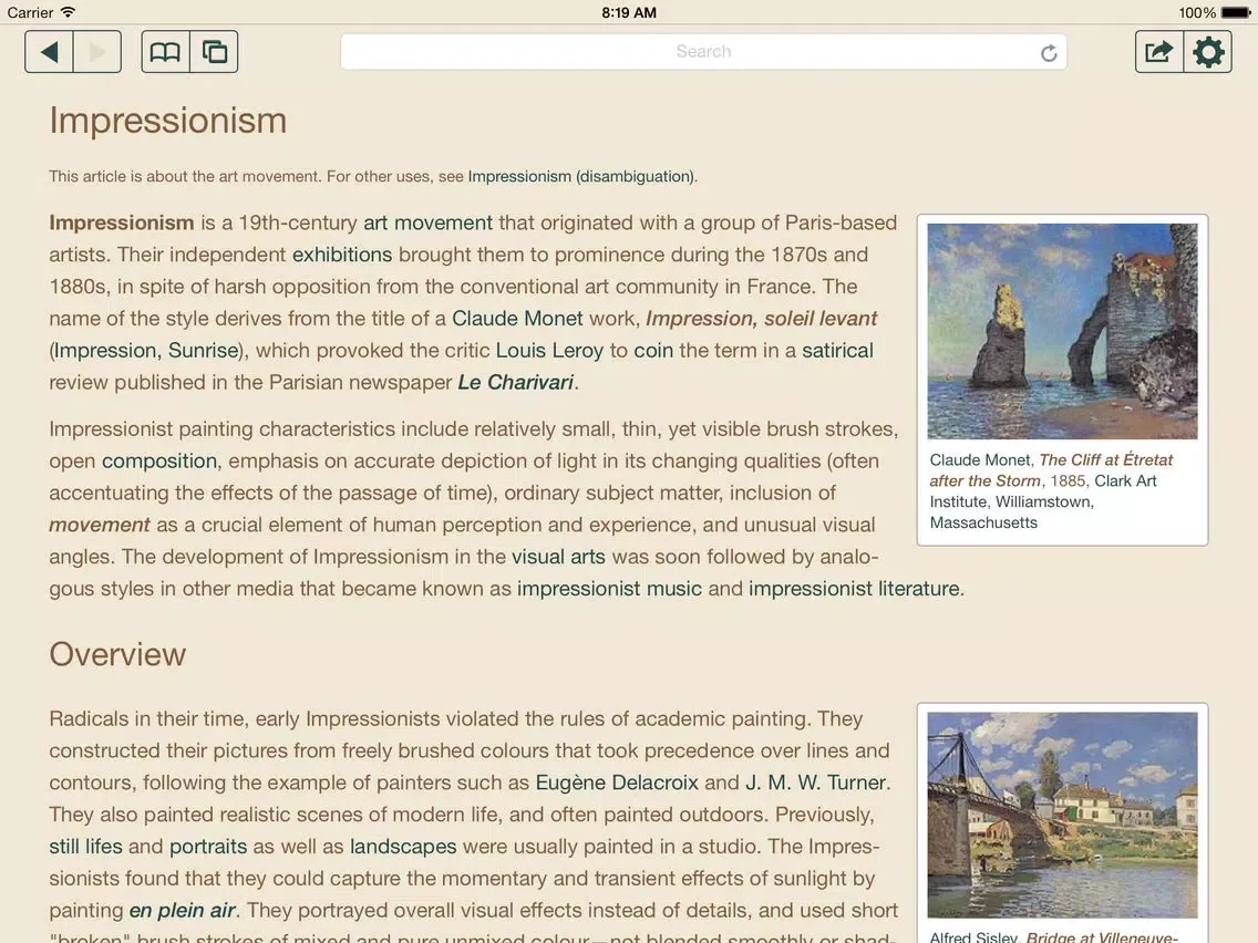 Wikibot 2 — A Wikipedia Articles Reader iPad  Ekran Görüntüleri