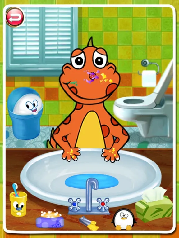 Dino Bath & Dress Up -FREE games for girls & boys iPad 應用截圖