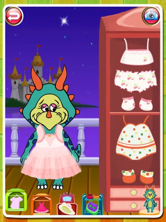 Dino Bath & Dress Up -FREE games for girls & boys iPad 應用截圖