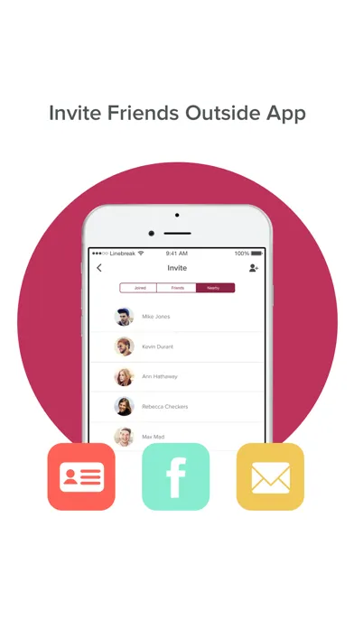 Captures d'écran de WeJoin- Find, Join or Create Group Hangouts Easily
