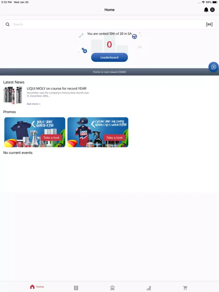 Capturas de tela do Liqui Moly ADVANTAGE iPad 