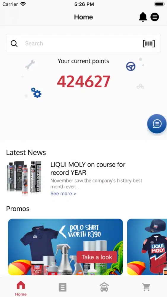 Capturas de tela do Liqui Moly ADVANTAGE