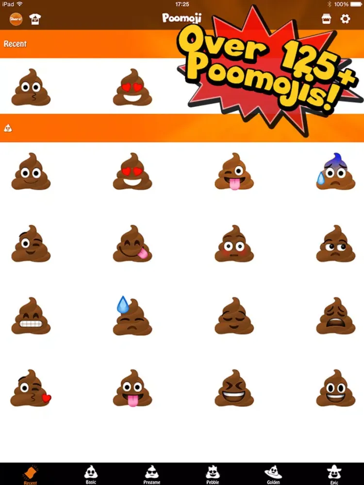 Poomoji iPad  سکرین شاٹس