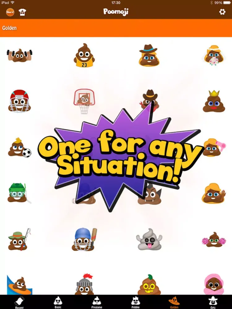 Poomoji iPad  سکرین شاٹس