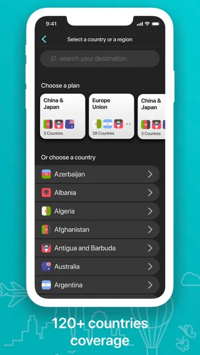 Capturas de tela do SIMFREE Data Roaming