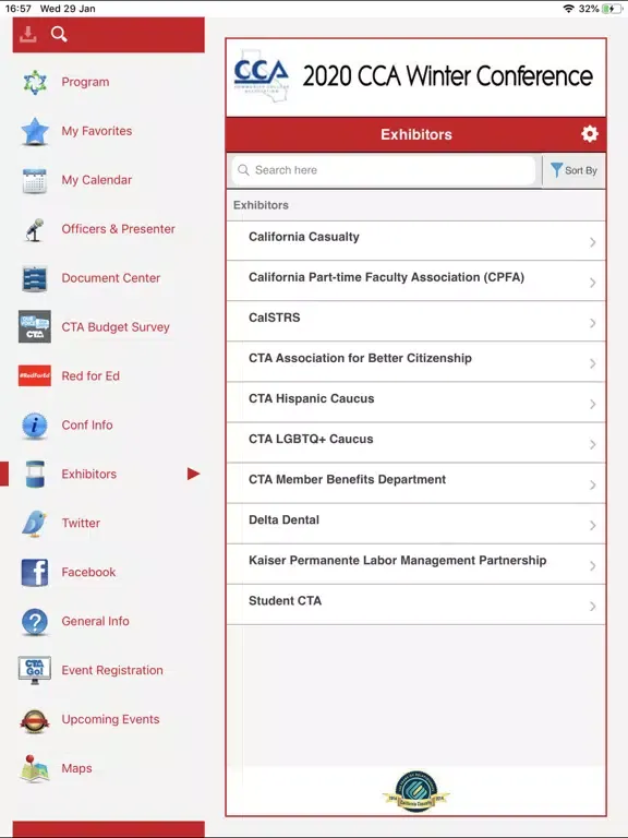 Ảnh chụp màn hình của CTA Go! iPad 