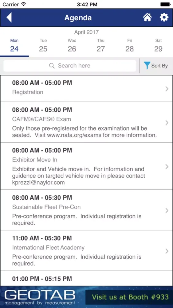 NAFA 2017 I&E Screenshots