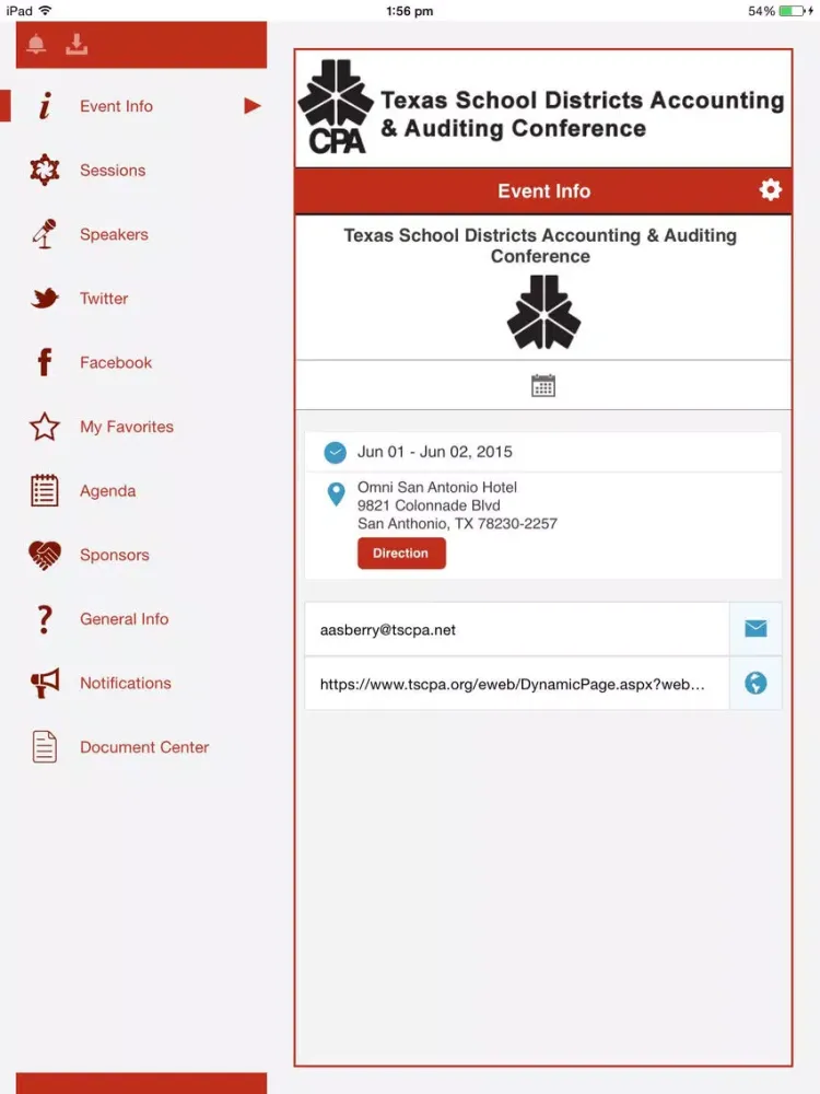 تصاویر TSCPA App iPad 