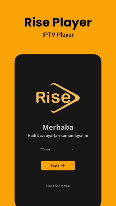 Ảnh chụp màn hình của Rise IPTV - iptv player