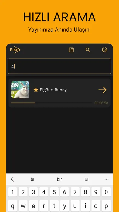 Ảnh chụp màn hình của Rise IPTV - iptv player