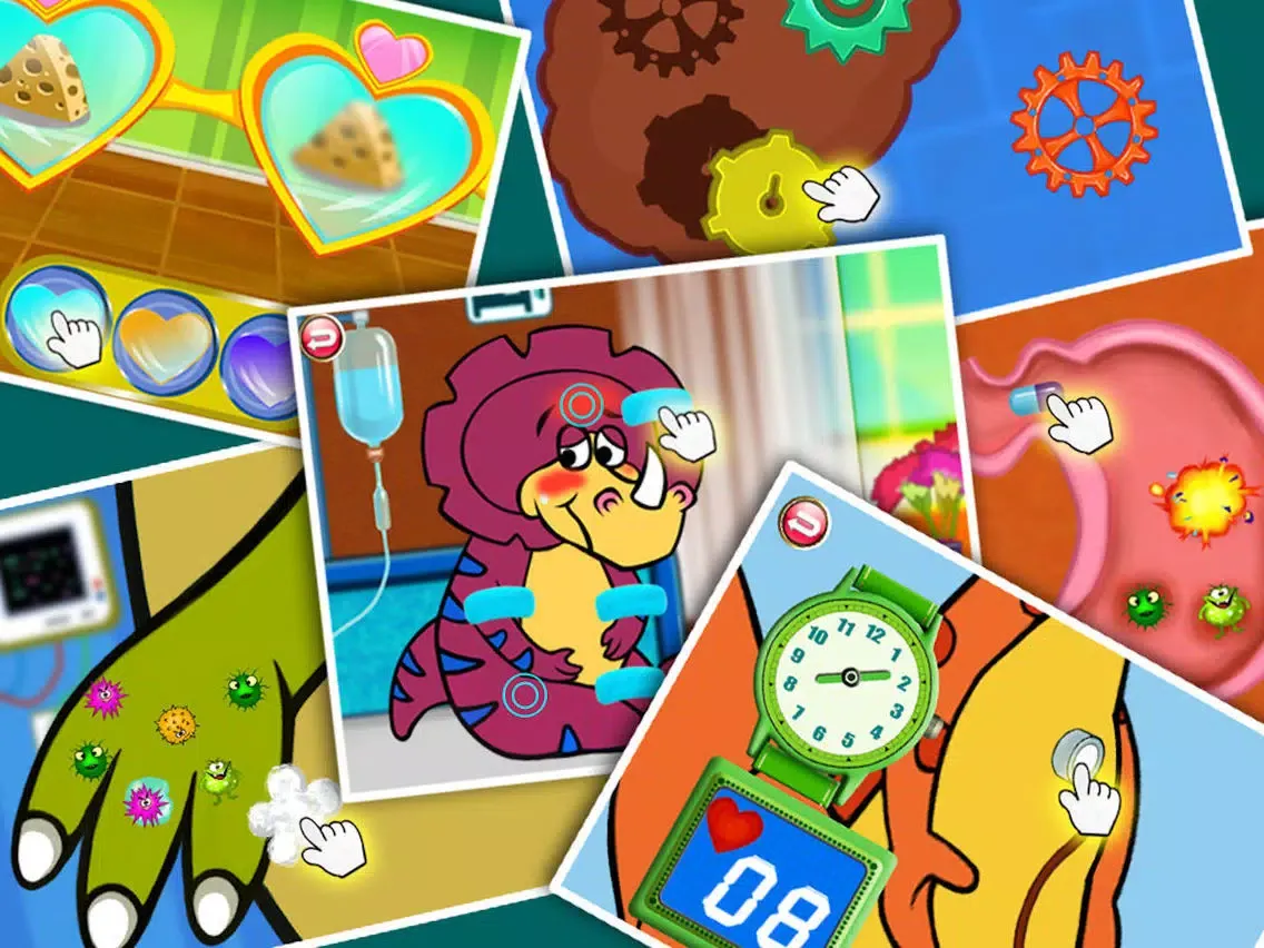 Dr. Dino-Dinosaur Hospital Pet iPad  Screenshots