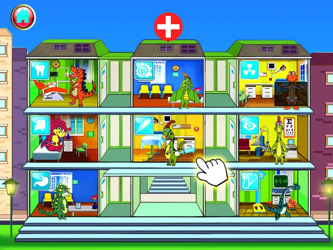 Dr. Dino-Dinosaur Hospital Pet iPad  Screenshots