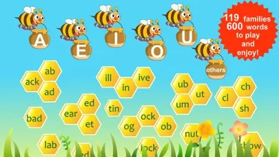 Tangkapan layar Amazing Word Family -Spelling