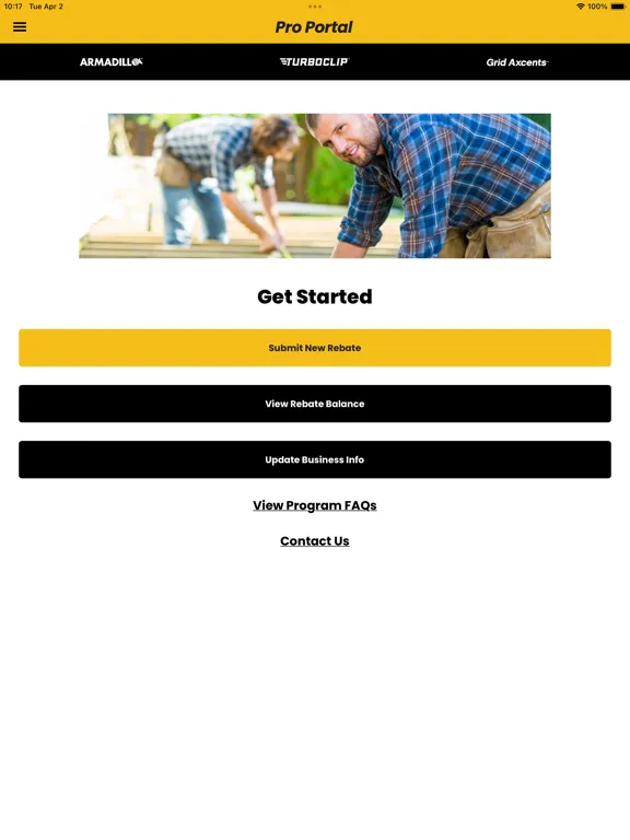 Capturas de tela do Armadillo Builder Rebate iPad 