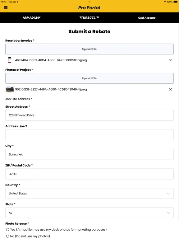 Capturas de tela do Armadillo Builder Rebate iPad 